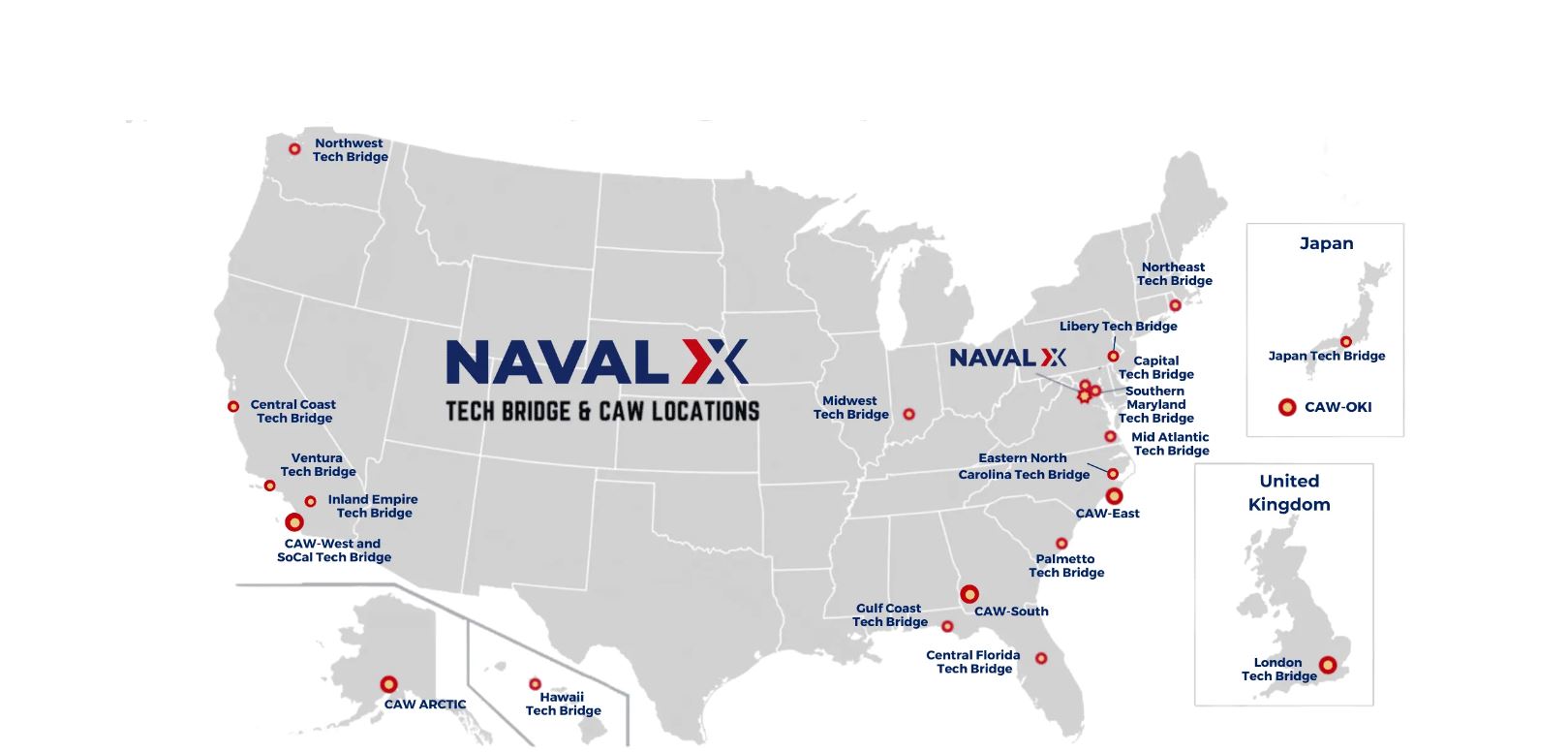 Graphc Map of NAVALX Tech Bridges